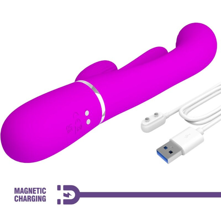 Pretty Love - Shania Triple Rabbit Vibrateur Multifonction Rose
