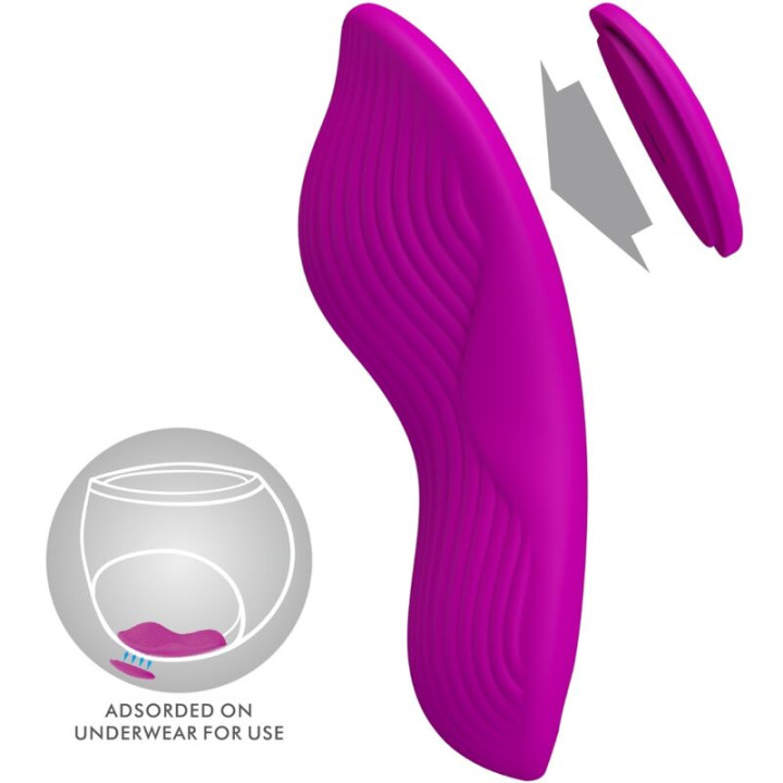 Pretty Love - Romario Stimolatore Clitorideo Lay-on Telecomando Rosa