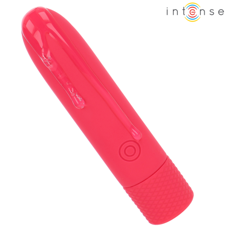 Intense - Symone Usb Wiederaufladbarer Vibrierender Bullet 8 Vibrationen Rot 10 x 2,2 cm