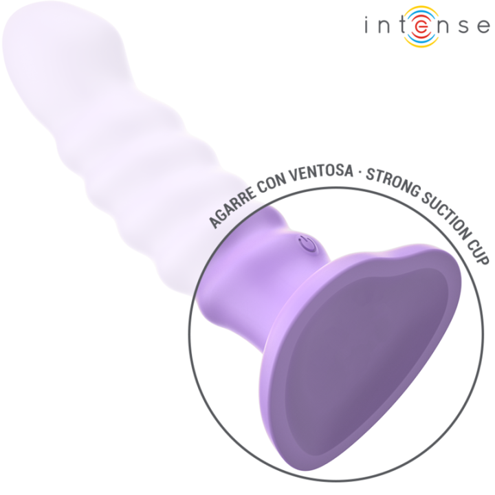 Intense - Brenda Vibrateur Taille m Design Spirale 10 Vibrations Violet Télécommande