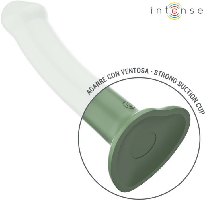 Intense - Becca Wibrator z Przyssawką 10 Wibracji Zielony Pilot