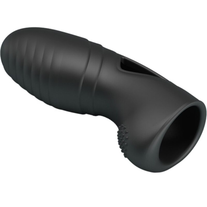 Pretty Love - Alan Vibrateur de Doigts en Silicone Noir