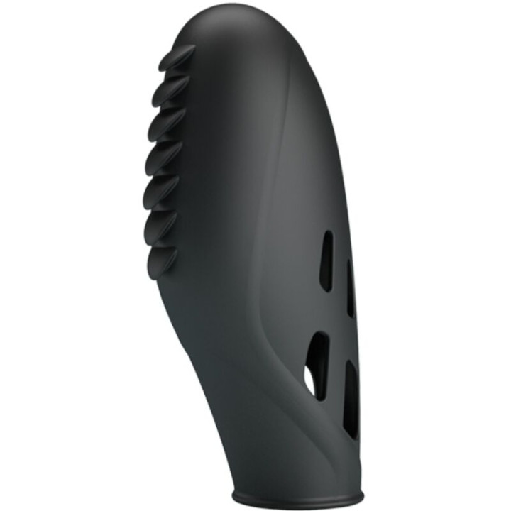 Pretty Love - Gilo Silicone Finger Vibrator Black
