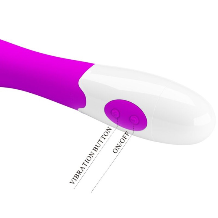 Pretty Love - Vibratore Elementale 30 Modalità di Vibrazione Viola
