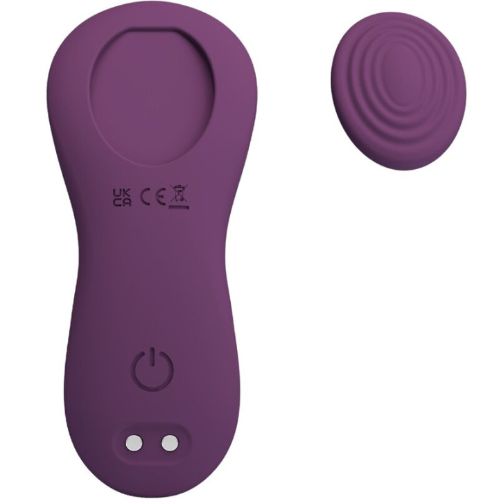 Pretty Love - Mane Lay on Masseur de Clitoris 10 Vibrations Télécommande Violet