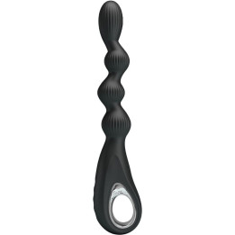 Pretty Love - Federer Anal Vibrator 12 Vibrations Black