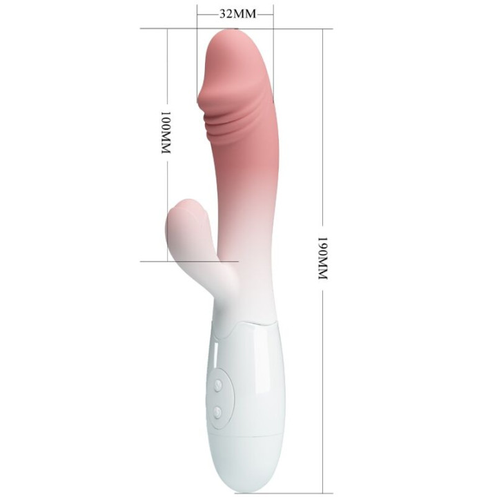 Pretty Love - Vibrador Snappy Rabbit 30 Vibrações Rosa