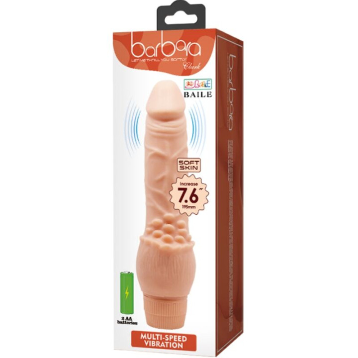 Baile - Barbara Vibratore Realistico 19,5 cm Carne