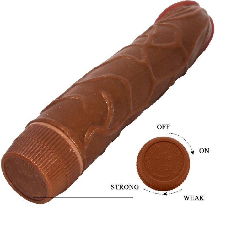 Baile - Bob Realistic Vibrator 22.5 cm Mulatto