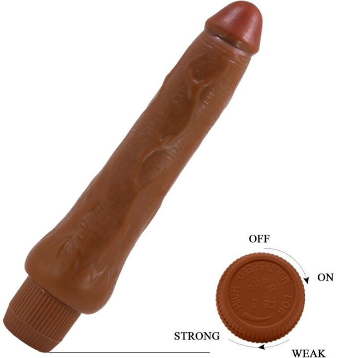 Baile - Vibrador Realista Dryad 25 cm Mulato