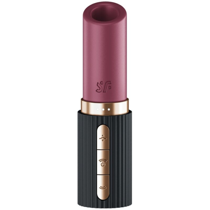 Satisfyer - Deep Kiss Wave Klitoris-Stimulator Granat / Schwarz