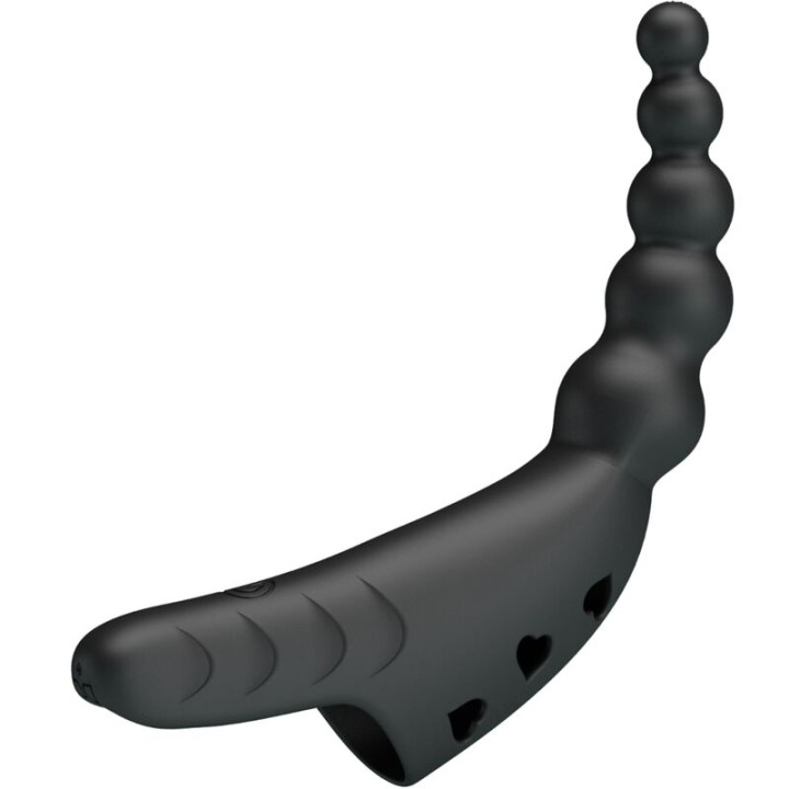 Pretty Love - Vibrador de Dedo Jordin 10 Vibrações Preto