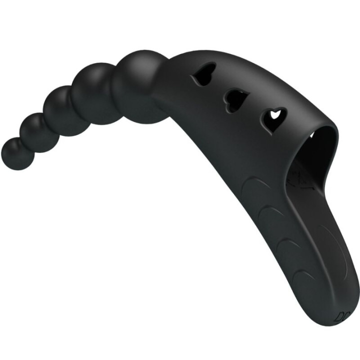 Pretty Love - Vibrador de Dedo Jordin 10 Vibrações Preto