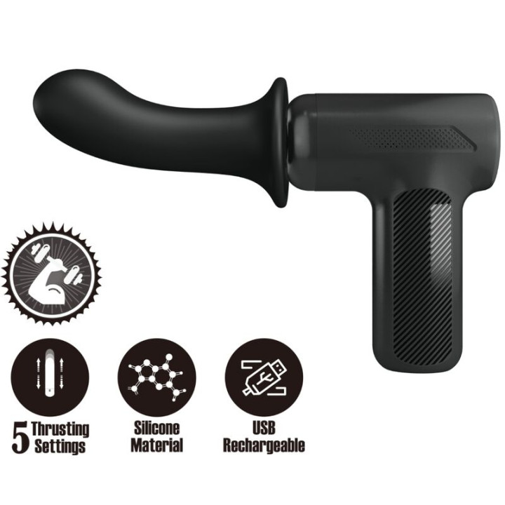 Pretty Love - dj Doctor Massager 5 Einstellungen Schwarz
