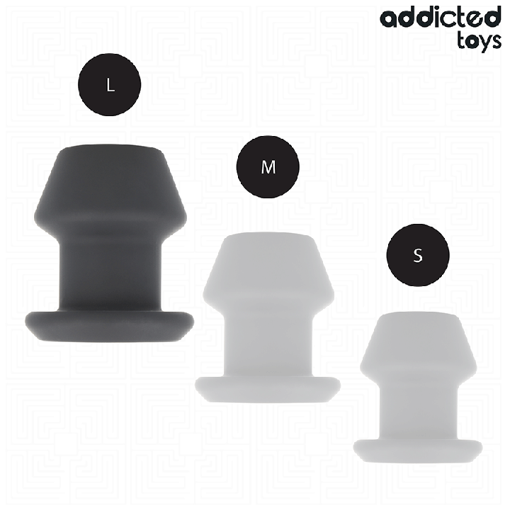 Addicted Toys - Extreme Hollow Anal Plug Silicone Size l 10.4 cm