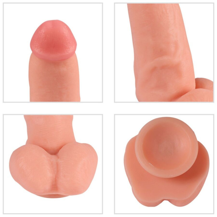 Shequ - Dildo Vibratore Aquila Rossa Con Telecomando 17 cm