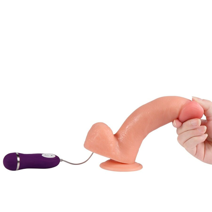 Shequ - Dildo Vibratório Fantasma Com Controle Remoto 20 cm