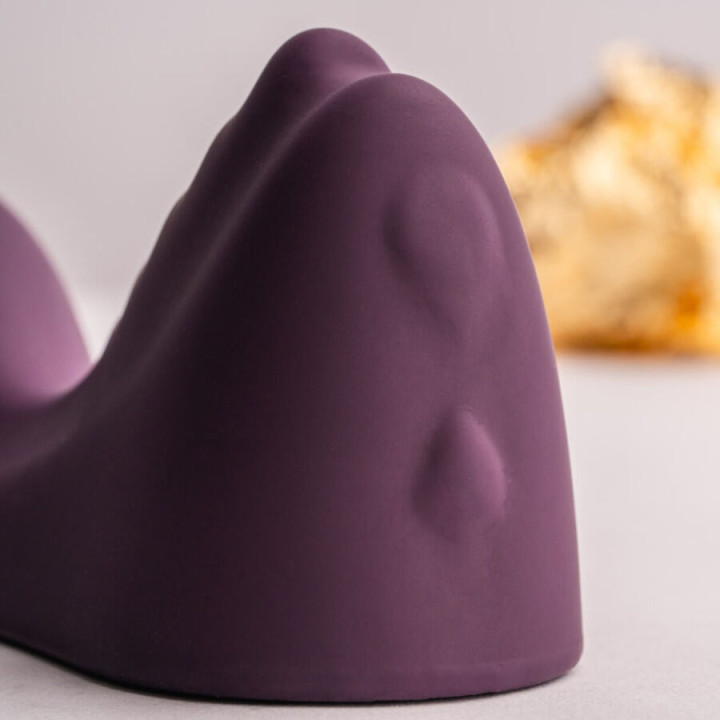 Rocks-Off - Ruby Glow Purple Sit-on Vibrator