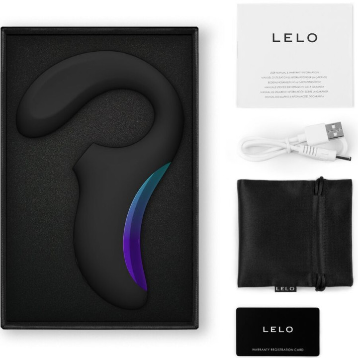 Lelo - Enigma Wave Potrójny Masażer Wibracyjny Czarny