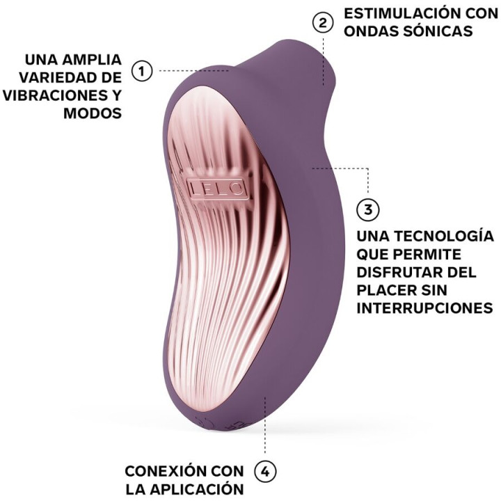 Lelo - Sona 3 Cruise Massaggiatore Clitorale Sonico Prugna