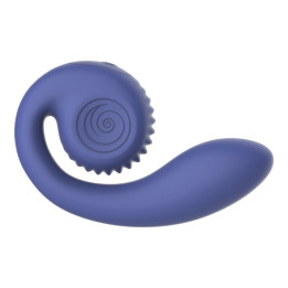 Snail Vibe - Gizi Lite Podwójny Wibrator Punktu g i Łechatki w Kolorze Fioletowym