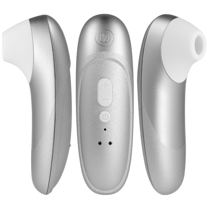 Womanizer - Pro Vibrant Clitoral Stimulator Silver Grey
