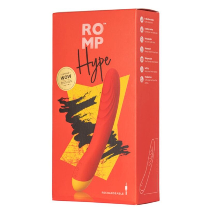 Romp - Hype Wielofunkcyjny Wibrator Punktu g Czerwony