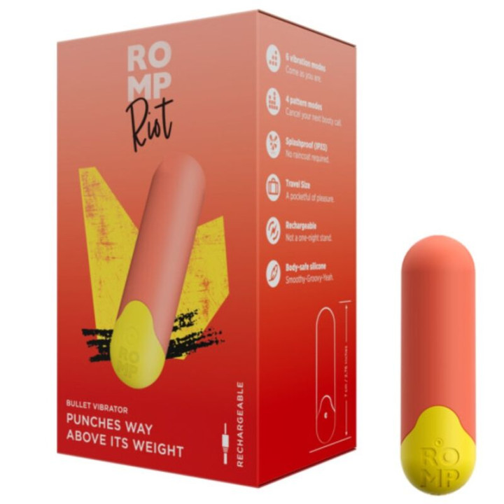 Romp - Riot Proiettile Vibrante Multifunzione Arancione + Giallo