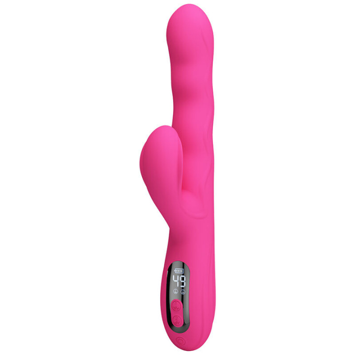 Pretty Love - Winters Vibrador Rabbit Multifunción Con Pantalla Led Rosa