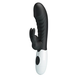 Pretty Love - Naughty Bunny 30 Function Rabbit Vibrator Black
