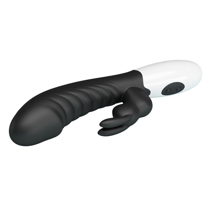 Pretty Love - Naughty Bunny 30 Function Rabbit Vibrator Black