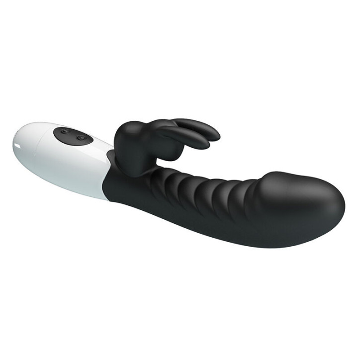 Pretty Love - Naughty Bunny 30 Function Rabbit Vibrator Black