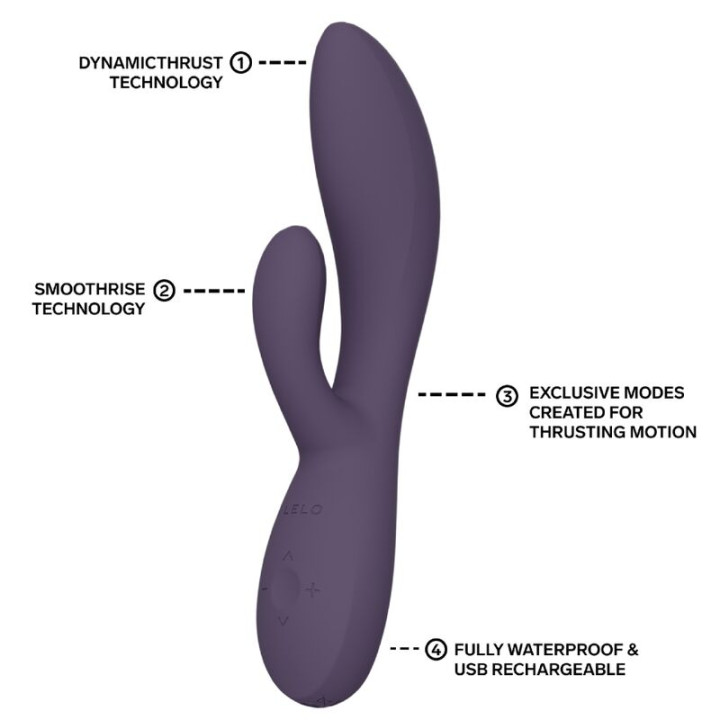 Lelo - Ina Thrust Rabbit Stossvibrator Lila