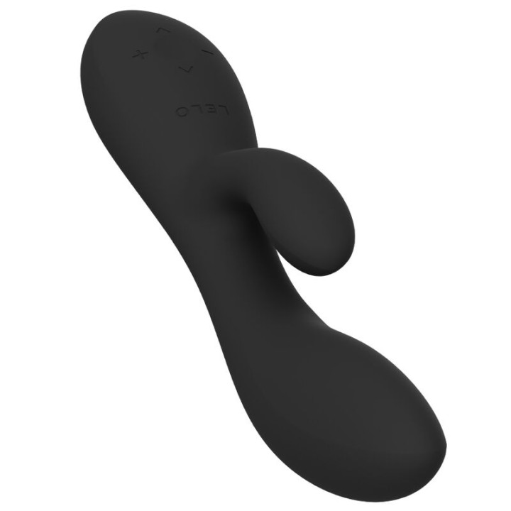 Lelo - Ina Thrust Rabbit Thrusting Vibrator Czarny