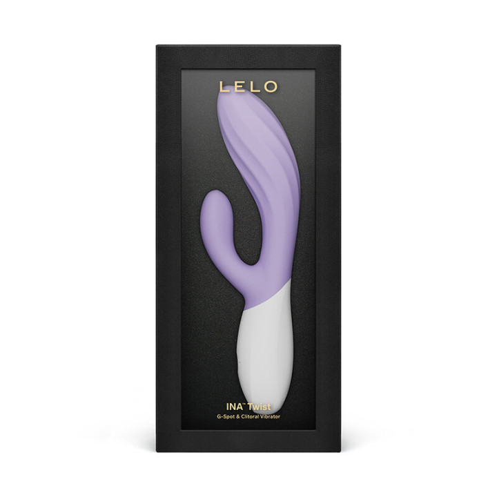 Lelo - Ina Twist Vibrador Duplo Coelho Para Ponto g e Clitóris Lavanda