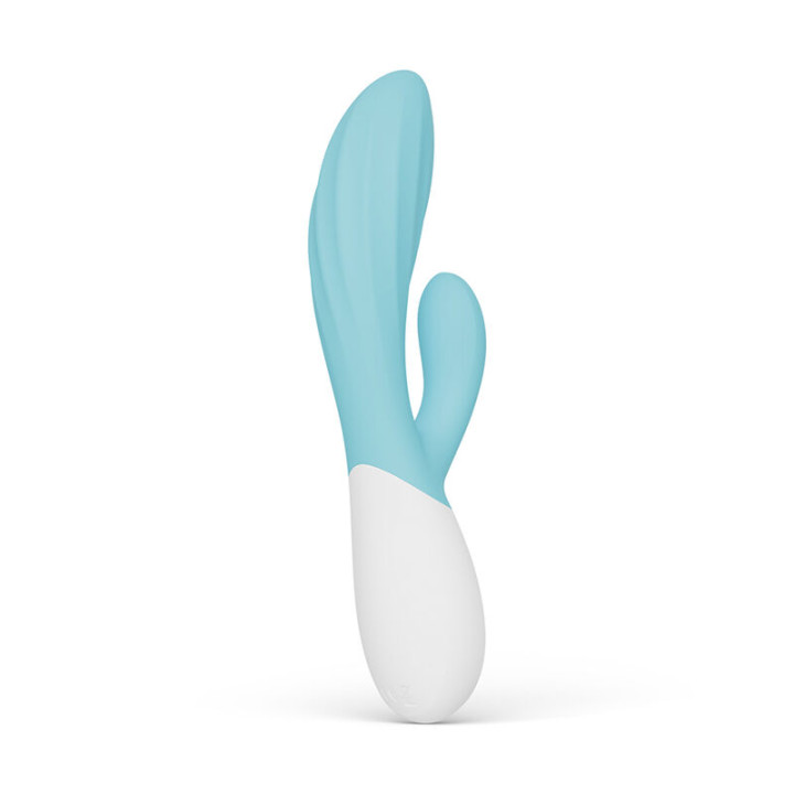 Lelo - Ina Twist Double Vibrator Rabbit For g-Spot And Clitoris Blue