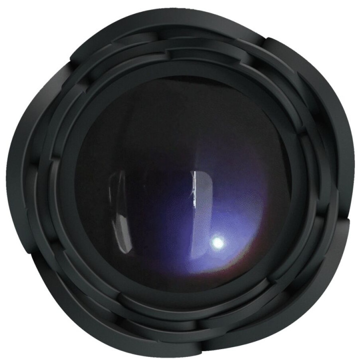 Pretty Love - Olman Anal Plug With Led Light Black 8.8 cm