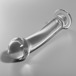 Nebula Series by Ibiza - Model 11 Dildo Szklo Borosilikatowe Przezroczyste 16 cm -o- 3 cm