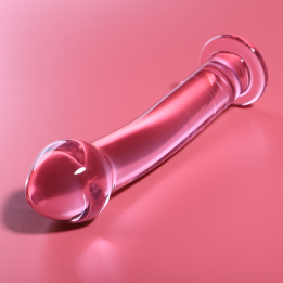 Nebula Series by Ibiza - Model 11 Dildo Szklo Borosilikatowe Rozowy 16 cm -o- 3 cm