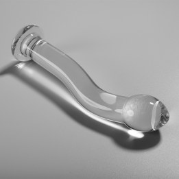 Nebula Series by Ibiza - Modell 18 Dildo Borosilikatglas Klar 18.5 cm -o- 3.5 cm
