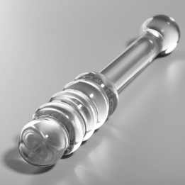 Nebula Series by Ibiza - Modell 20 Dildo Borosilikatglas Klar 20.5 cm -o- 3 cm