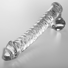 Nebula Series by Ibiza - Modelo 23 Dildo Cristal Transparente 21.5 cm -o- 4 cm