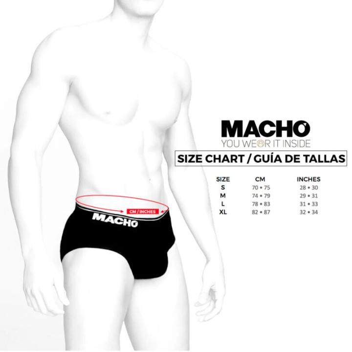 Macho - Sleep Ms24r Rouge Foncé xl