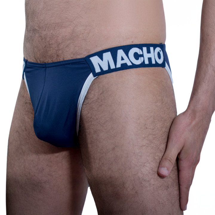 Macho - Mch011 Slip Laterale Blu Scuro l