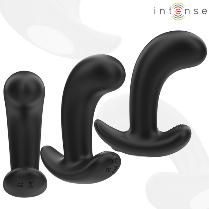 Intense - Chandler Anal Plug 10 Vibrazioni Nero Telecomando