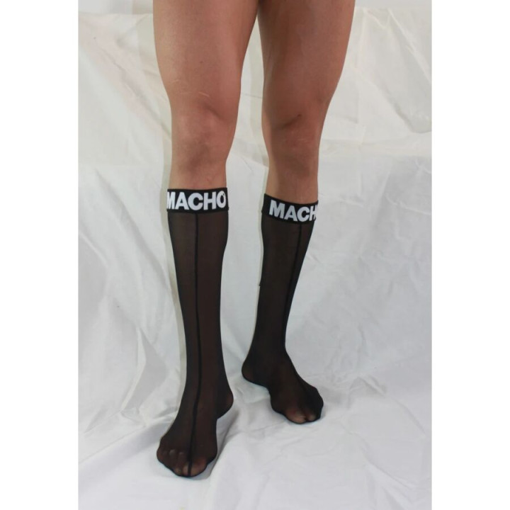 Macho - Dünne Socken Einheitsgrösse Schwarz
