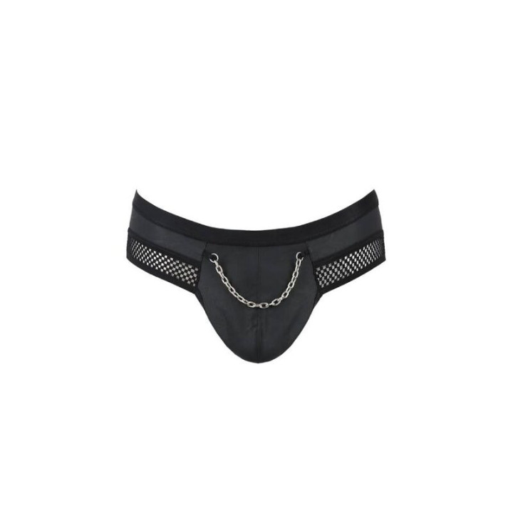 Passion - 030 Slip Aperto Tom Nero l/xl