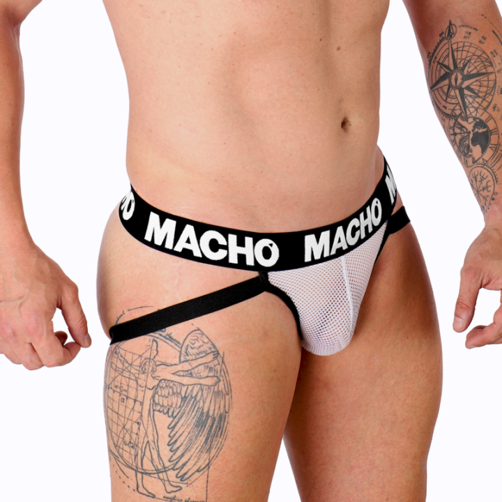Macho - Mx26x1 Jock Grid Branco s
