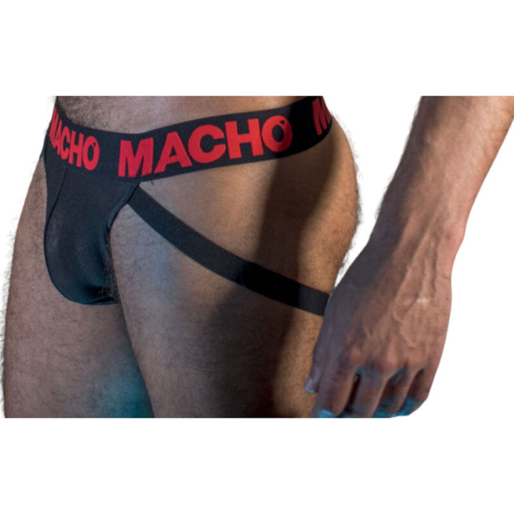 Macho - Mx26x2 Jock Noir/Rouge s