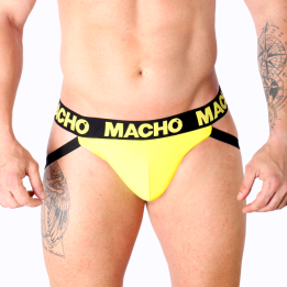 Macho - Mx25a Jock Lycra Amarelo s